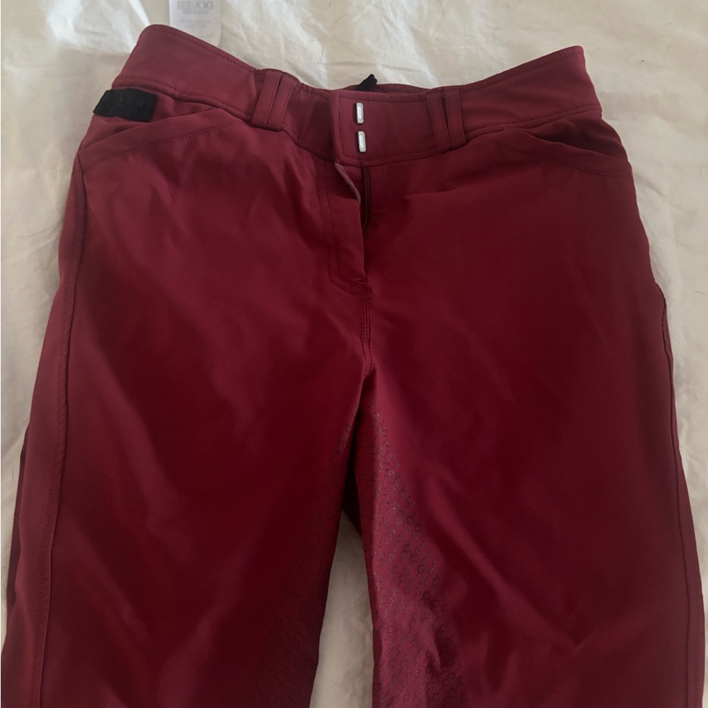 Dover equestrian Burgundy breeches